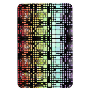 Retro-Mod-Geometrischer Groovy-Funky-Neurogender-S Magnet