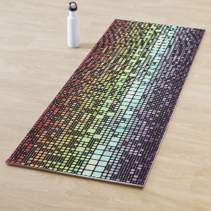 Retro-Mod-Geometrischer Groovy-Funky-Neurogender-S Yogamatte