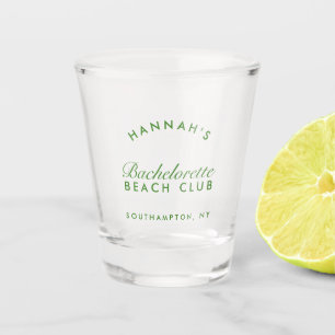 Retro Modern Bachelorette Weekend Gastgeschenk Schnapsglas