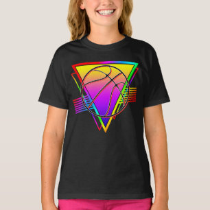 Retro Modern Basketball Ball T-Shirt