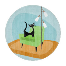 Retro Modern Style Cat Mitte des Jahrhunderts