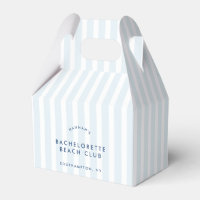 Retro Modern Vintag Blue Bachelorette