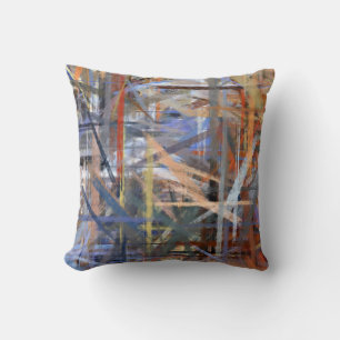 Retro-Moderne-Abstrakt-Kunstmalerei Kissen