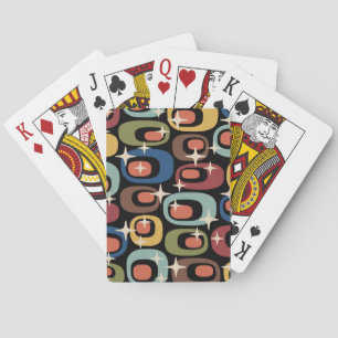 Retro-moderne abstrakte Darstellung Spielkarten