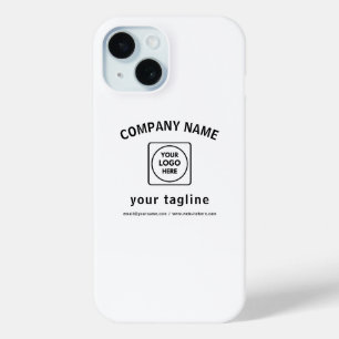 Retro-moderne benutzerdefinierte Logo Schwarz Weiß Case-Mate iPhone Hülle