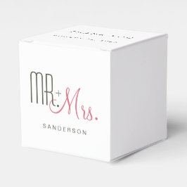 Retro Moderne Gastgeschenk Hochzeit Geschenkschachtel