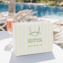 Retro Moderne grüne und gelbe Bachelorette