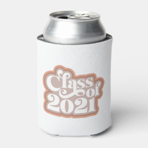 Retro Moderne Klasse von 2021 Dosenkühler