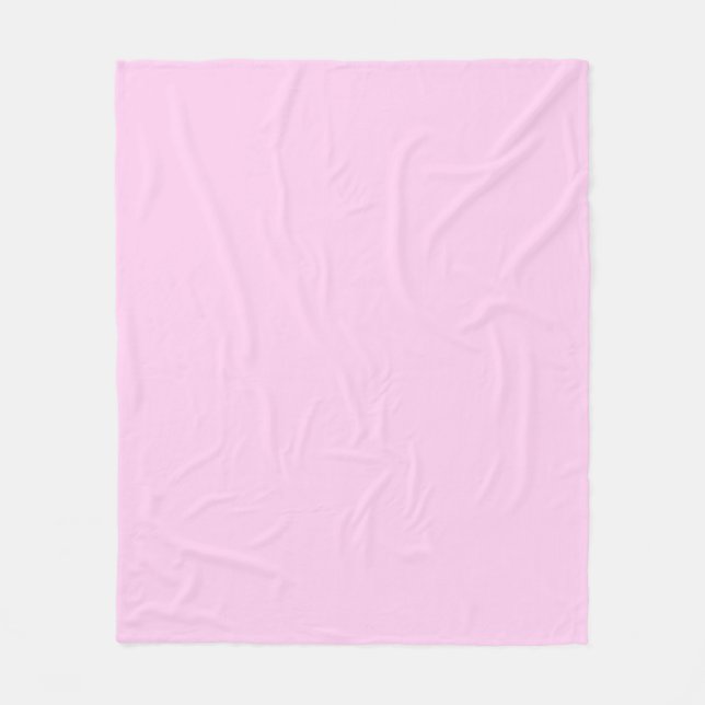 Retro-modernes Pink & Gray Modernes Polka Dot Desi Fleecedecke (Vorderseite)