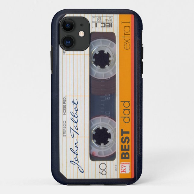 Retro modifizierte 80er Mixtape Cassette Bester Va Case-Mate iPhone Hülle (Rückseite)