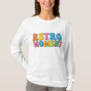 Retro Moment - Groovy Vibe Women's Long Sleeve T-S T-Shirt