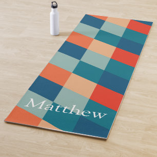Retro Monogramm Yogamatte