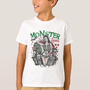 Retro-Monsterliebhaber Halloween Gruselige Gruseli T-Shirt