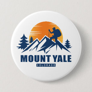 Retro Monte Yale Wandern T - Shirt Button