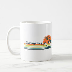 Retro-Montego-Bay-Sonnenuntergang-Kaffeetasse Kaffeetasse