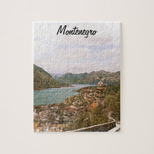 Retro Montenegro Kotor Bay