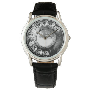 Rétro montre de cadran de téléphone