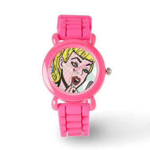 Rétro montre de Cutie de bande dessinée