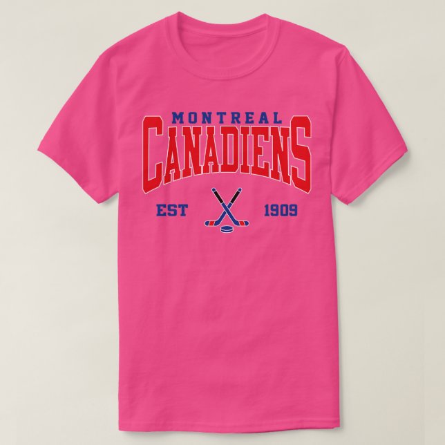 Retro Montreal Hockey T-Shirt (Design vorne)