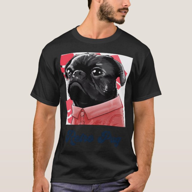 Retro-Mops Retro-Mops T-Shirt (Vorderseite)