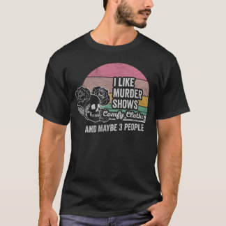 Retro-Mord-Kleidung-Menschen-Familie T-Shirt