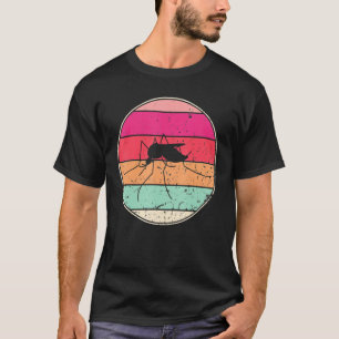 Retro Moskito Vintag Moskito Silhouette Mosquito T-Shirt