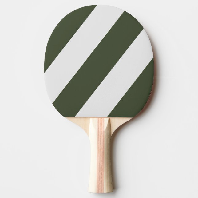 Retro Moss Fade Bold Stripes Tischtennis Schläger (Vorderseite)
