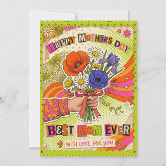 Retro Mother’s Day Card Feiertagskarte