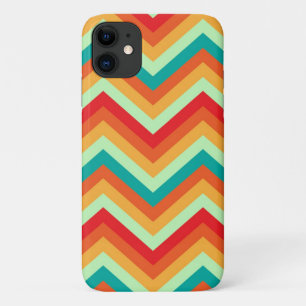 rétro motif de Chevron de zigzag de coque iphone
