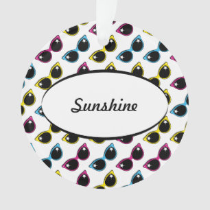 Rétro motif de lunettes de soleil de chat