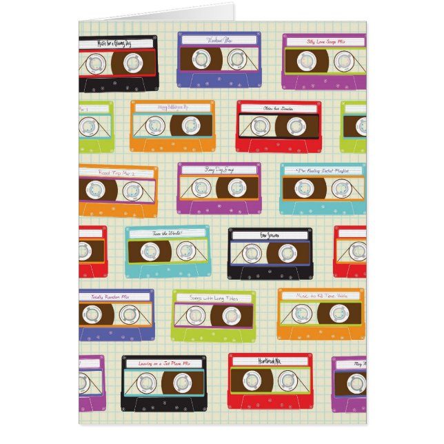 Rétro motif indépendant d'enregistreur à cassettes (Devant)