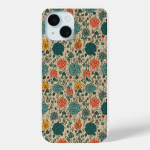 Retro Motif iPhone 15 Coque