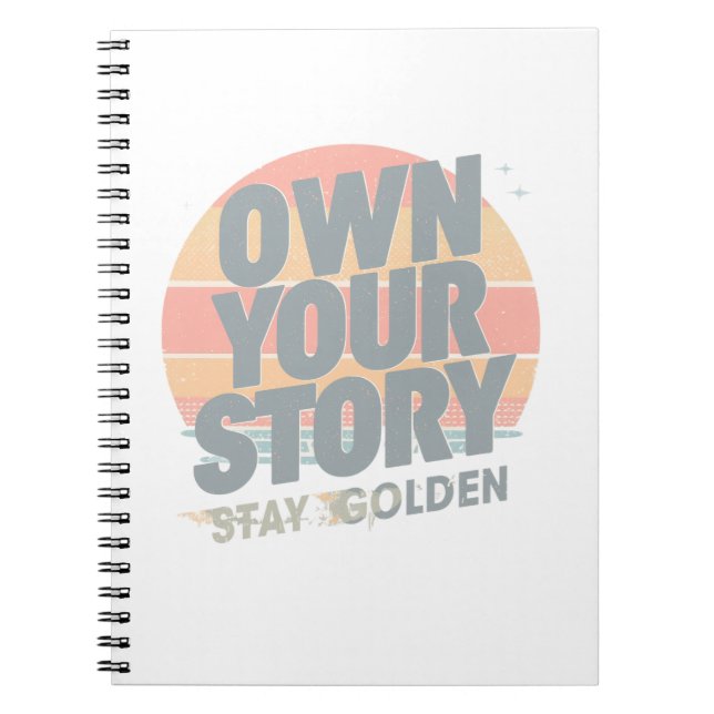 Retro Motivational Tearaway Pad | Unisex Graphic Notizblock (Vorderseite)