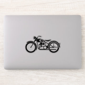 Retro Motorbike Lover Cadeau Idea autocollant