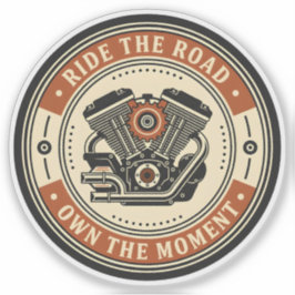 Retro-Motorrad-Motor-Emblem-Stil Aufkleber