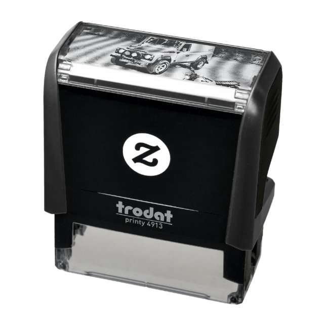 Retro-Motorrad Permastempel (Produkt)