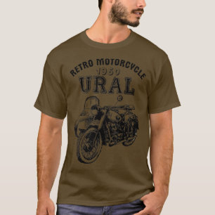 Retro Motorrad Ural Vintag Sidecar Motorrad T-Shirt