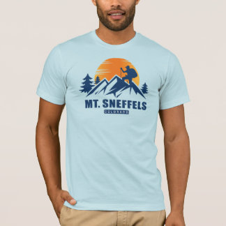 Retro Mount Sneffels Wandern T - Shirt
