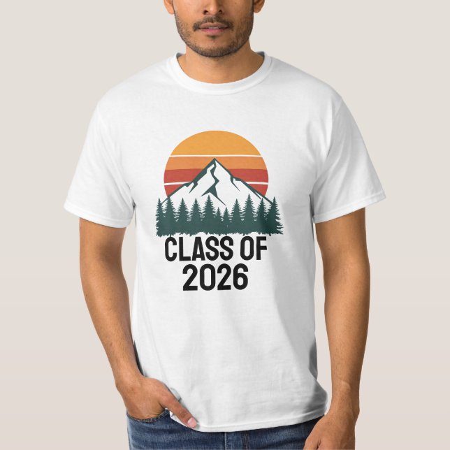 Retro Mountain Adventure Peak  T-Shirt (Vorderseite)