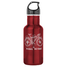 Retro-Mountainbike-Abenteuer-Wasserflasche