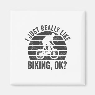 Retro-Mountainbike, ich fahre einfach wirklich ger Magnet