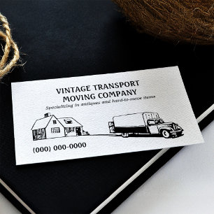 Retro Movers Business Card Visitenkarte