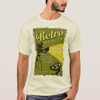 Retro Movie Poster T - Shirt