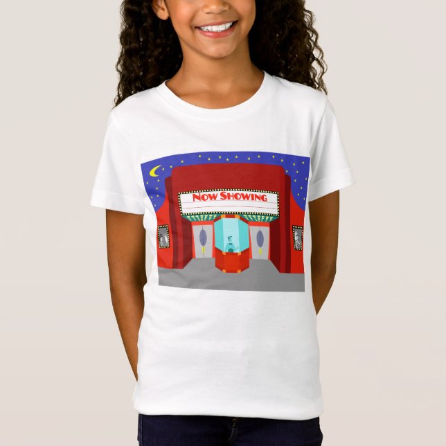 Retro Movie Theater T - Shirt (Vorderseite)
