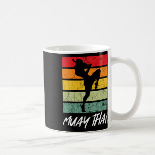 Retro Muay Thai Vintage MMA Martial Arts Thailand Kaffeetasse
