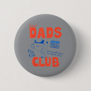 Retro müder Papa Frohen Vatertag Lustiger Vater Pa Button