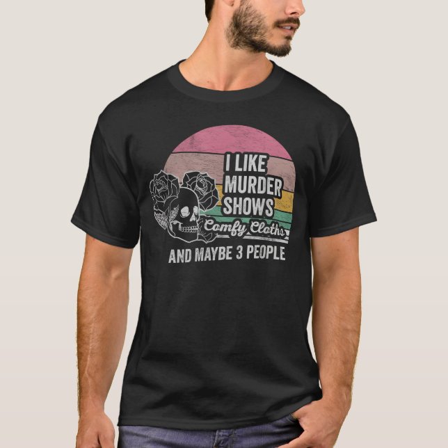 Retro Murder Clothes People family T-Shirt (Vorderseite)