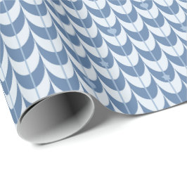 Retro-Muschel-Geometrisches Muster Geschenkpapier