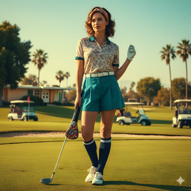 Retro Mushroom Groove Golf Head Cover Golf Headcover (Von Creator hochgeladen)