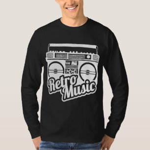Retro Music 80er 90s Old School Music Hip Hop Beat T-Shirt